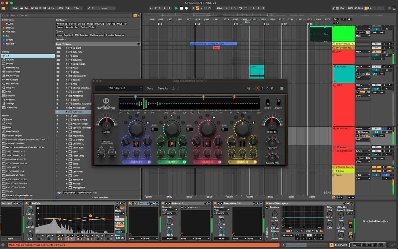 Colvedale uses T-RackS Plug-ins