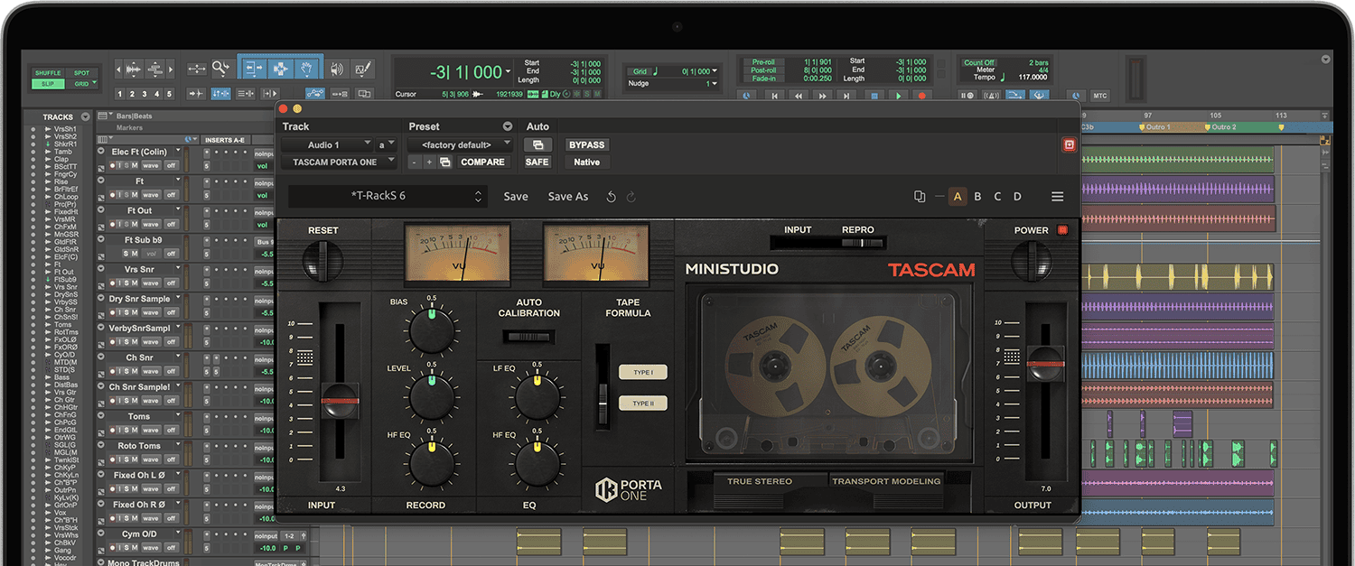 T-RackS TASCAM PORTA ONE